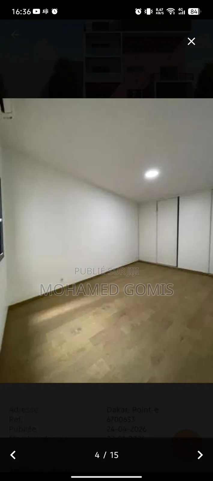 6chbre Appartement-terrasse dans Point E à Vendre
