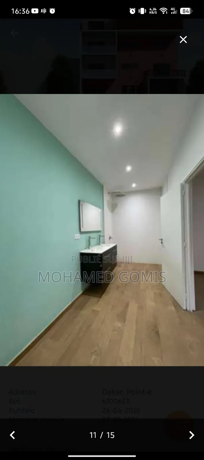 6chbre Appartement-terrasse dans Point E à Vendre