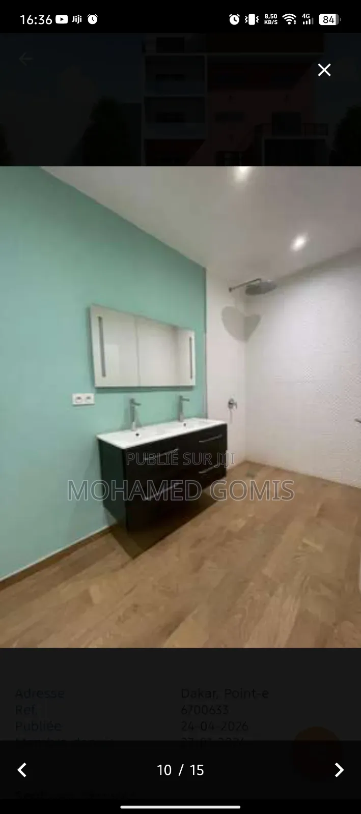 6chbre Appartement-terrasse dans Point E à Vendre