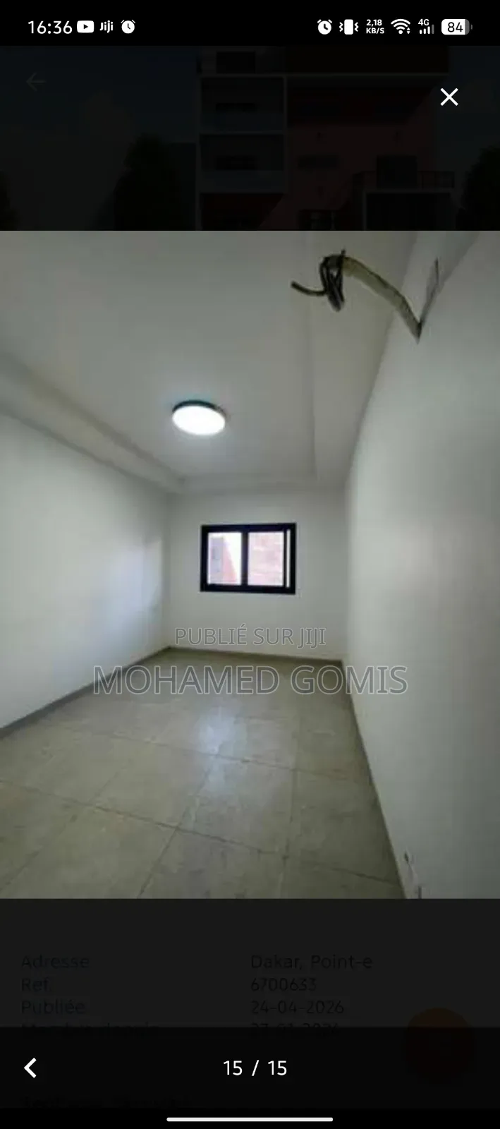 6chbre Appartement-terrasse dans Point E à Vendre