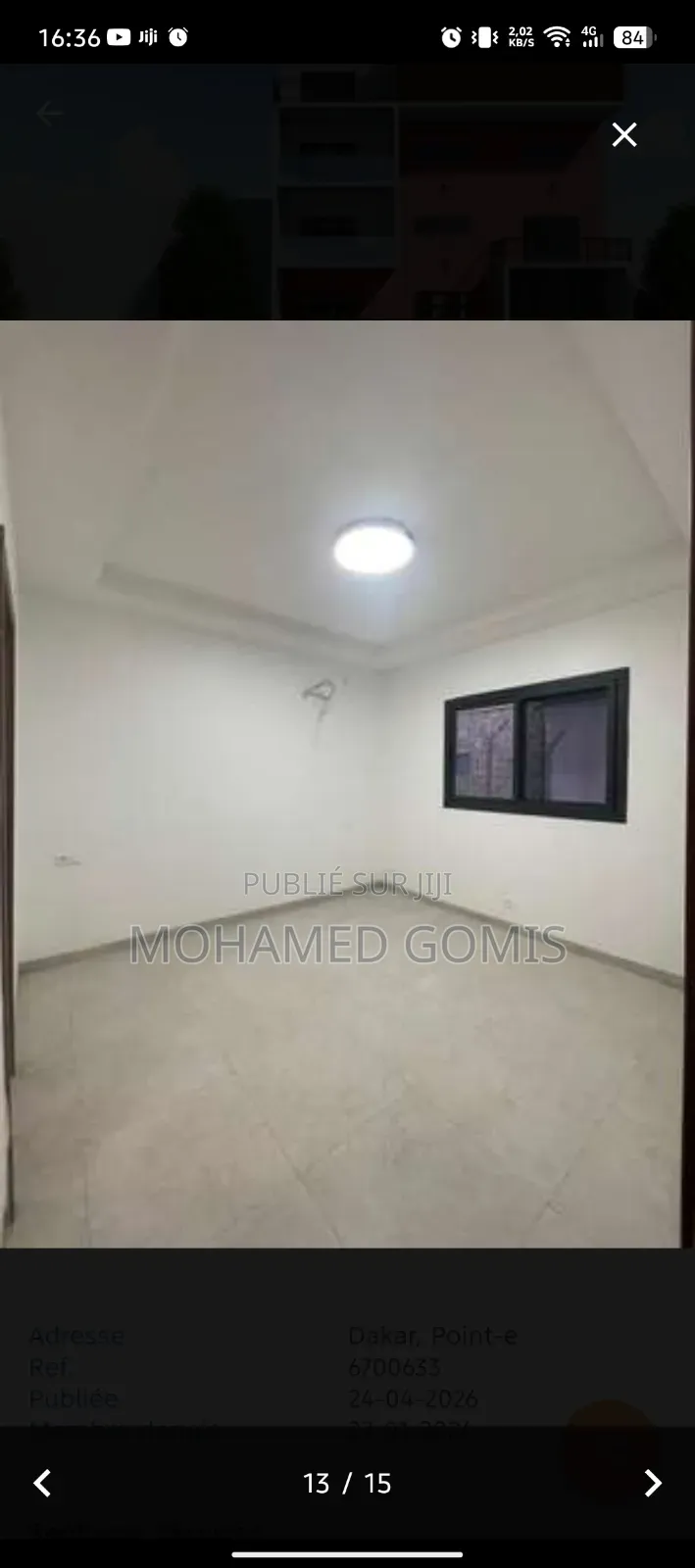 6chbre Appartement-terrasse dans Point E à Vendre