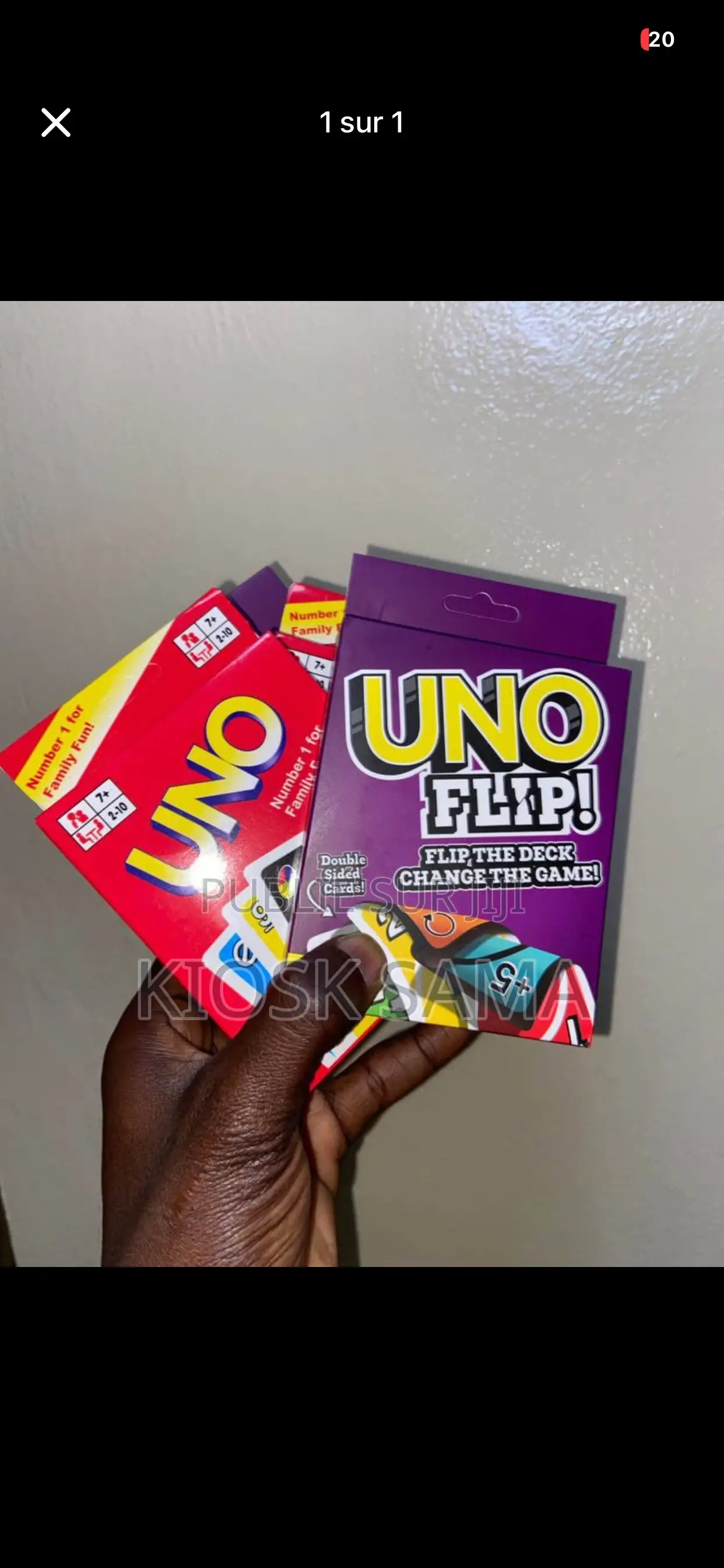 Carte Uno Simple Et Flips