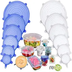 Couvercles en Silicone Réutilisable