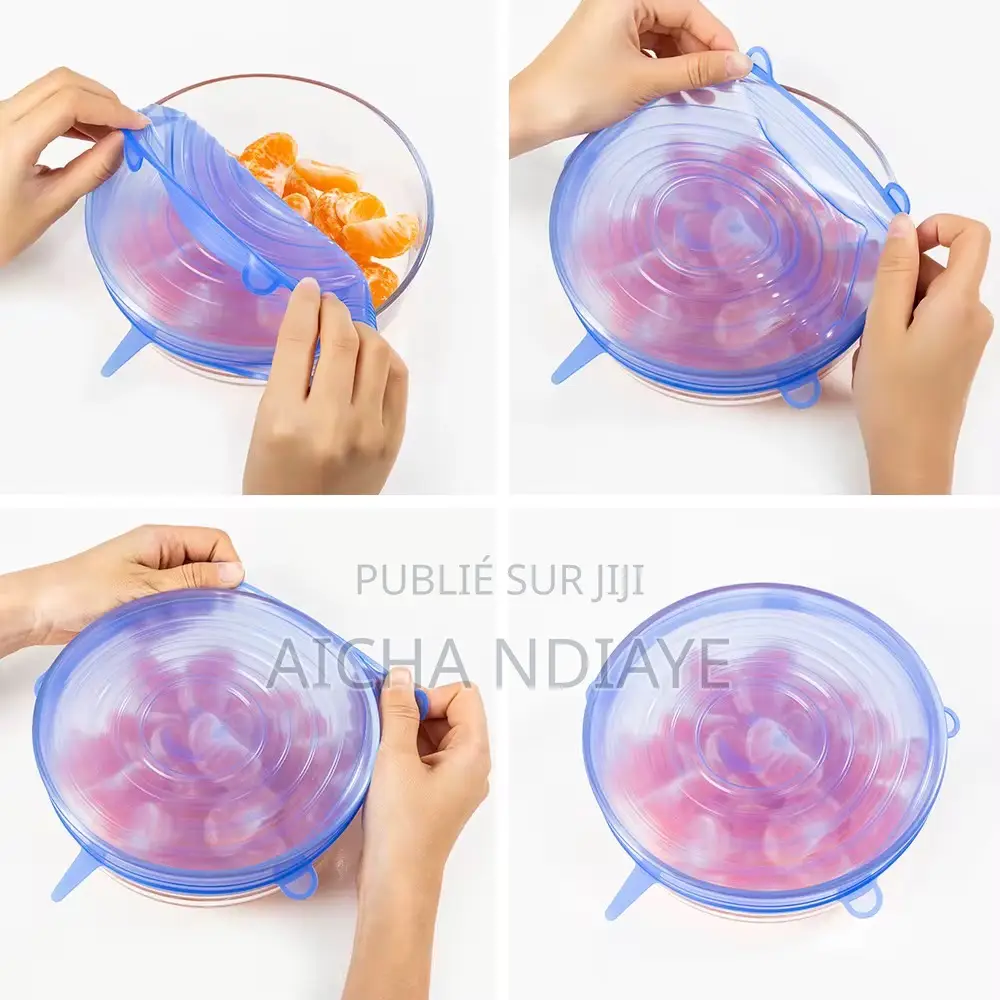 Couvercles en Silicone Réutilisable