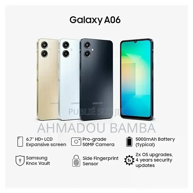 Nouveau Samsung Galaxy A06 128 GB Autre