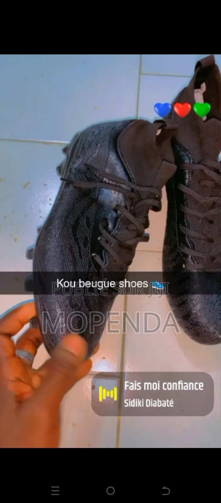 Crampons Football