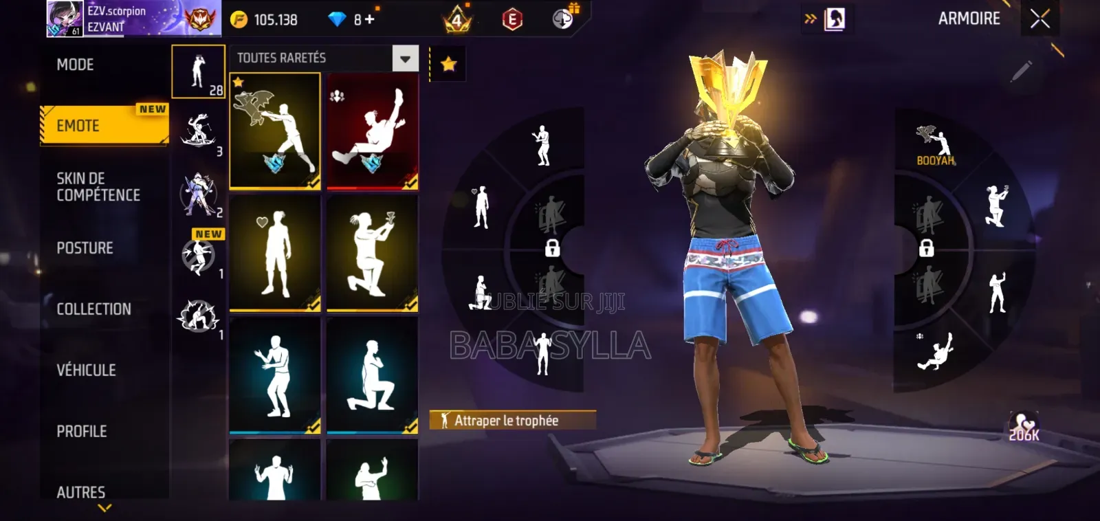 Compte Free Fire