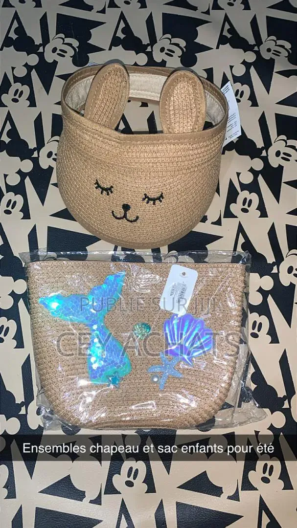 Ensemble Chapeau Et Sac