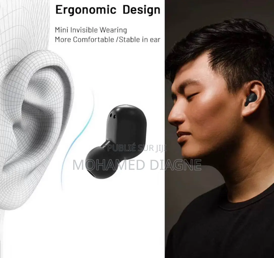 Écouteurs Bluetooth, Écouteurs Sans Fil Stéréo Intra-Auriculaires