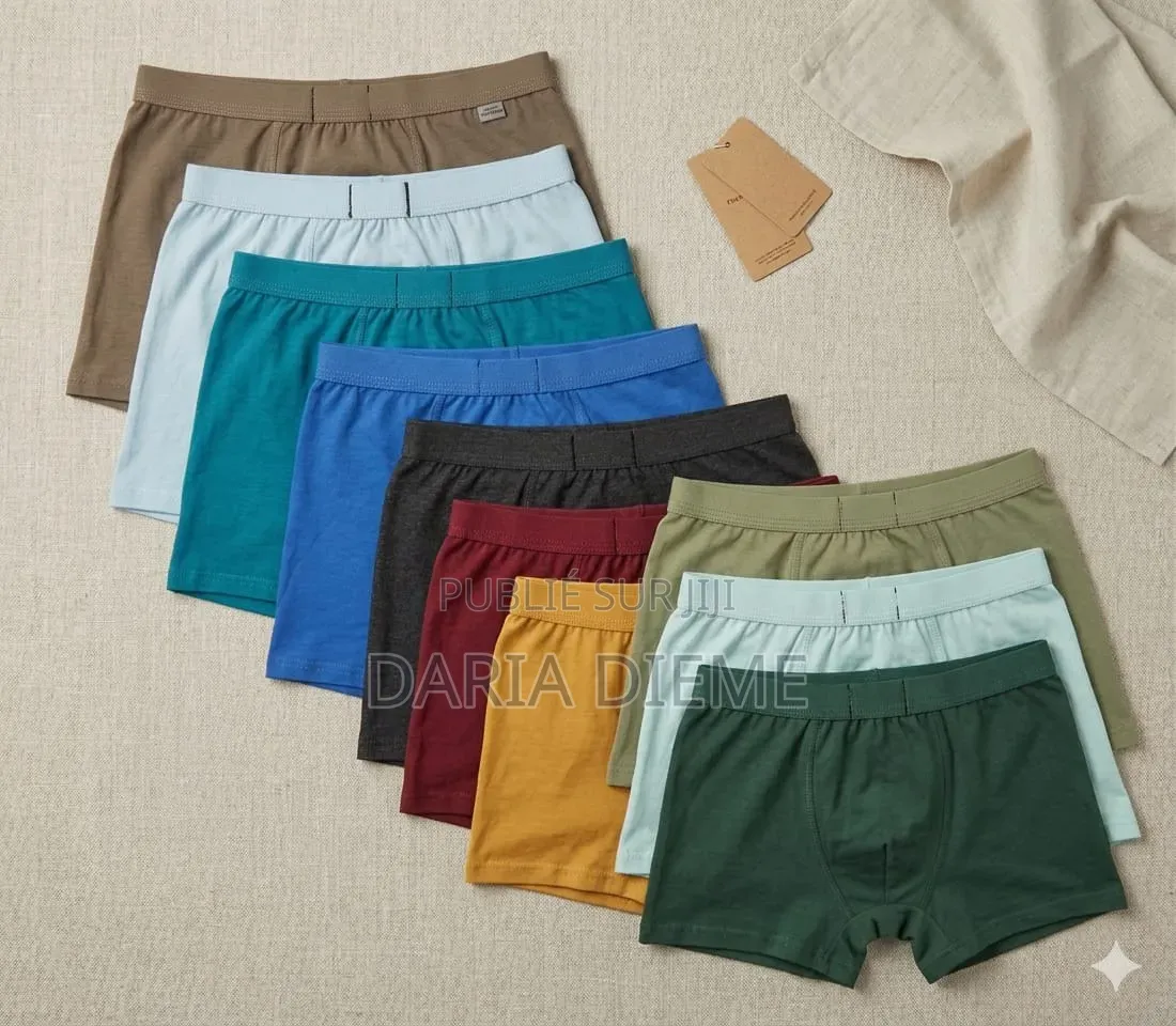 Caleçons Pour Enfants, Modèle Unique, 100% Coton