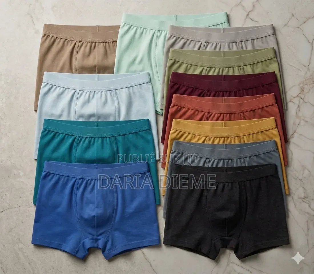 Caleçons Pour Enfants, Modèle Unique, 100% Coton