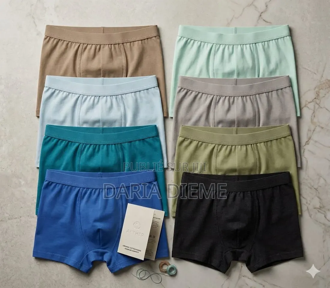 Caleçons Pour Enfants, Modèle Unique, 100% Coton