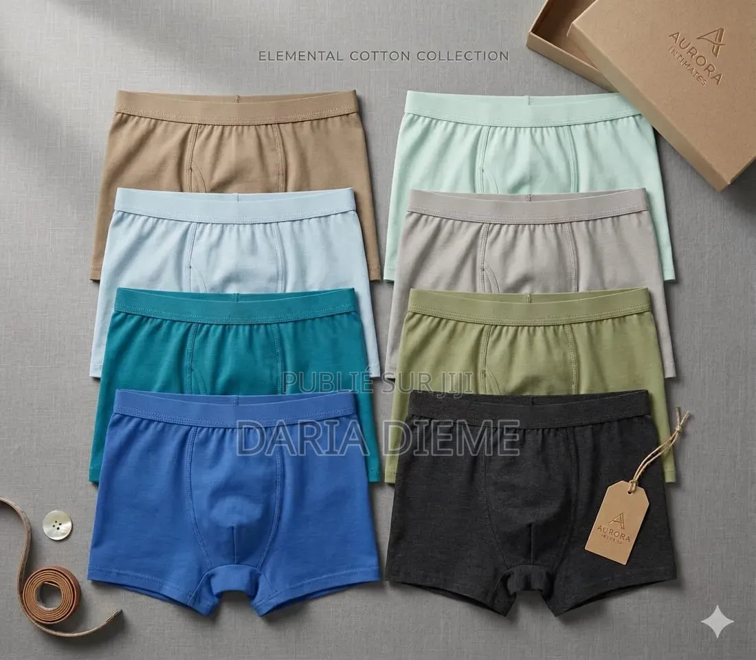 Caleçons Pour Enfants, Modèle Unique, 100% Coton