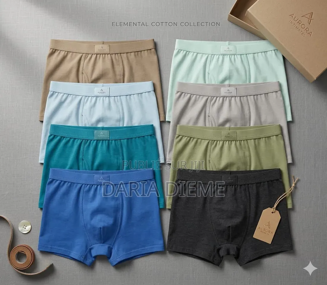 Caleçons Pour Enfants, Modèle Unique, 100% Coton