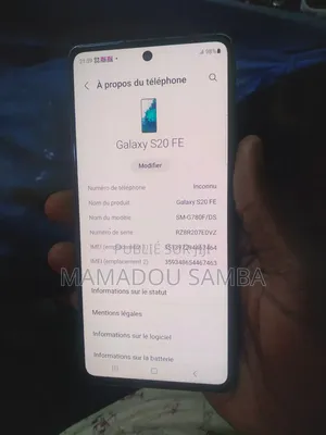 Samsung Galaxy S20 FE 128 GB Noir