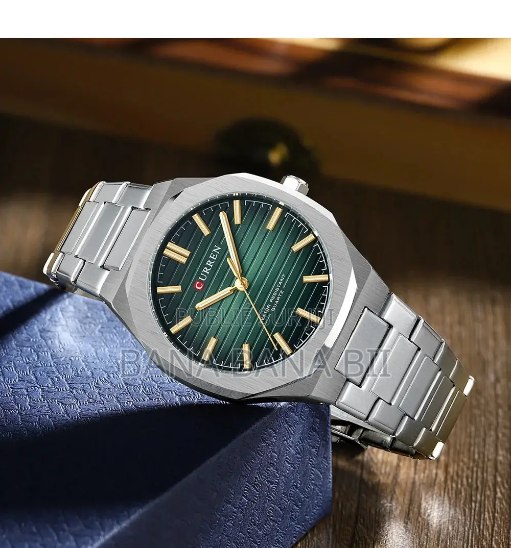 Montre De Luxe en Quartz Pour Hommes, Bracelet en Acier, Étanche