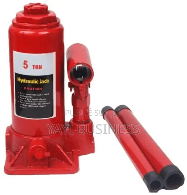 Cric Bouteille Hydraulique De 5 Tonnes