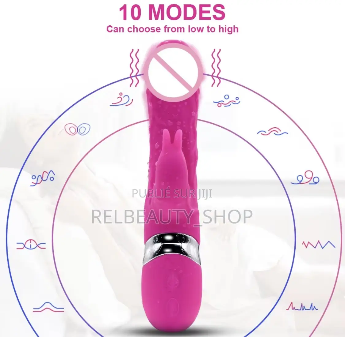 Vibromasseur Puissant 2 en 1 Jouet Sexuel Pour Adultes, Femmes