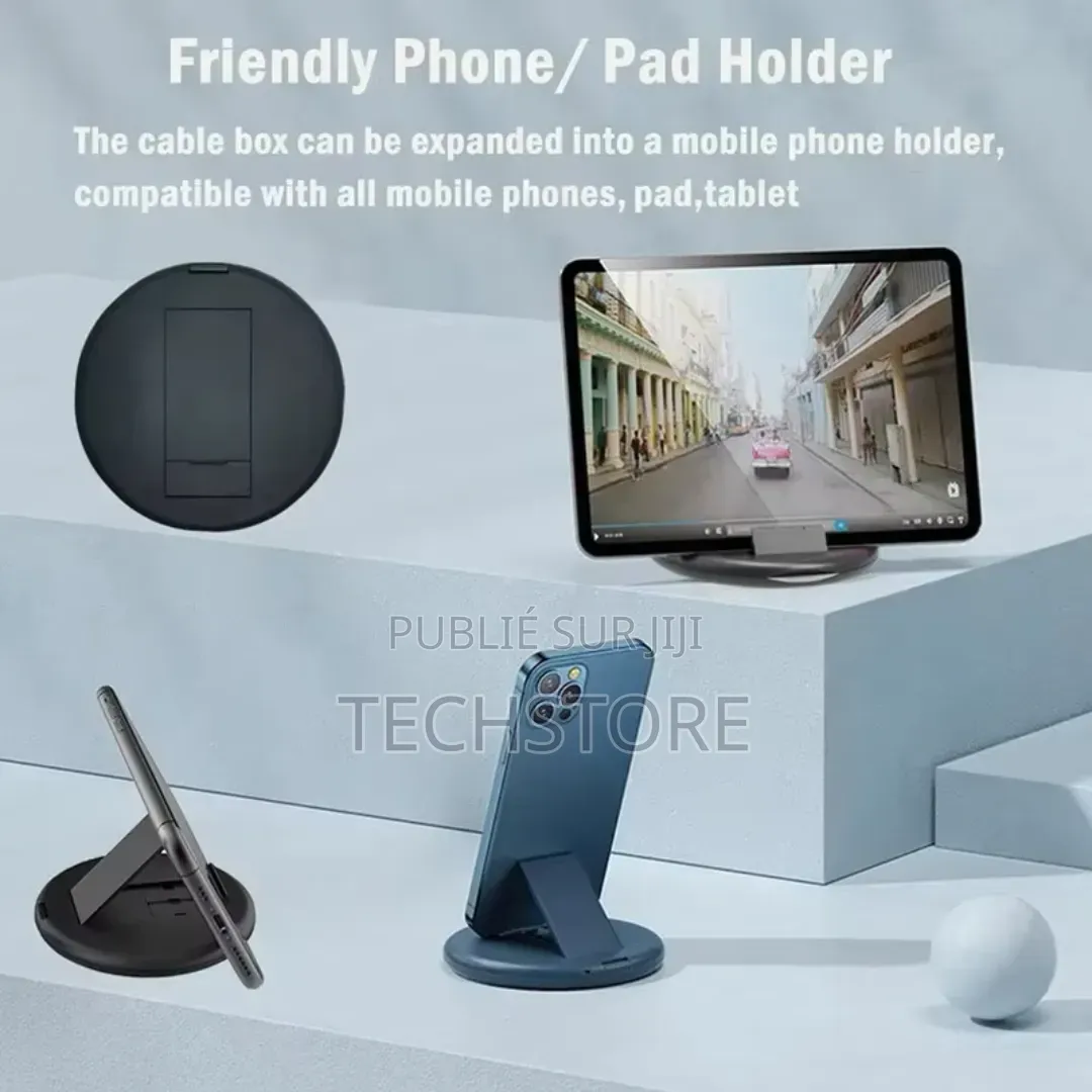 Kit Chargeur Tout en Un Avec Rangement Sim Et Support Téléphone