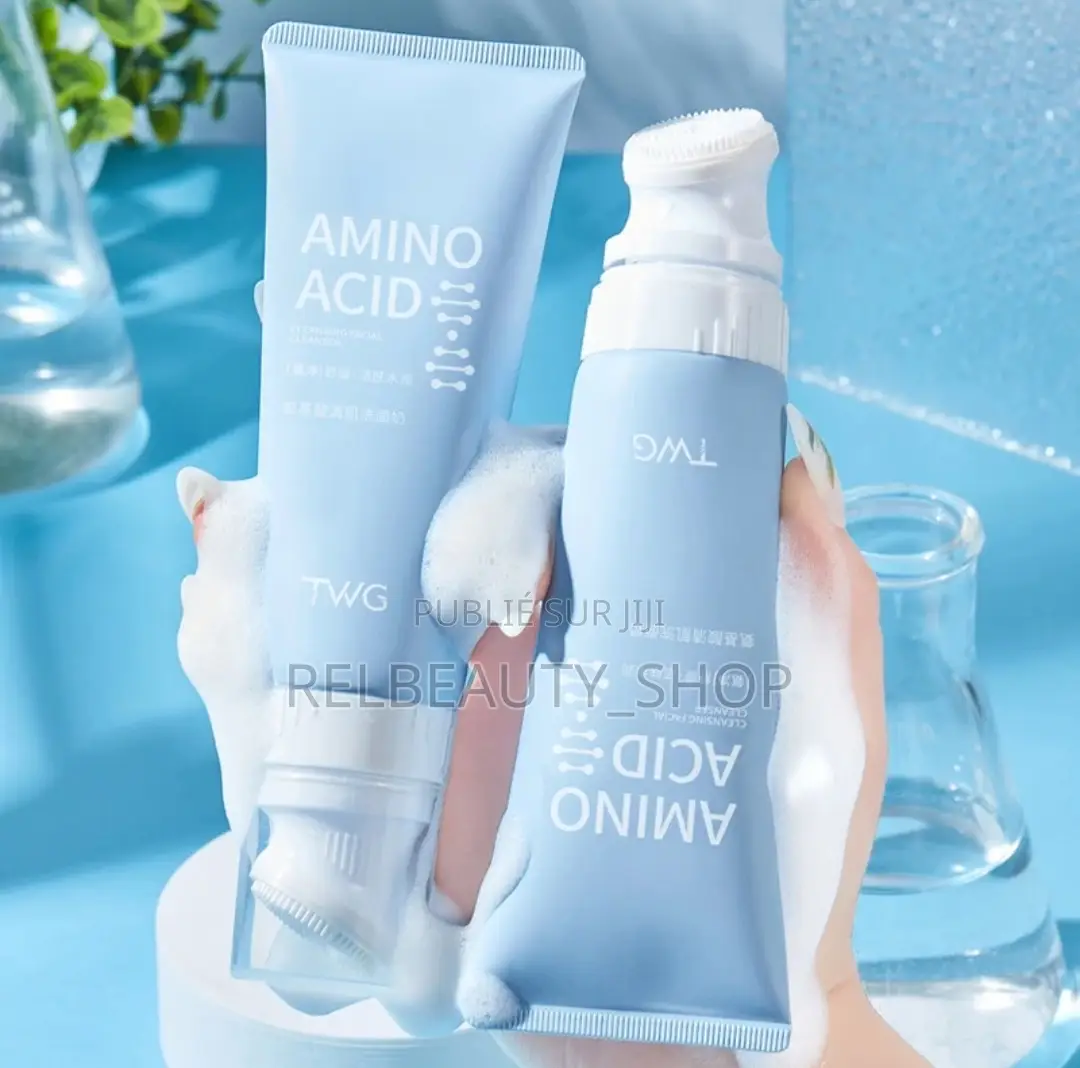 Mousse Nettoyant Pour Visage Avec Brosse 2 en 1