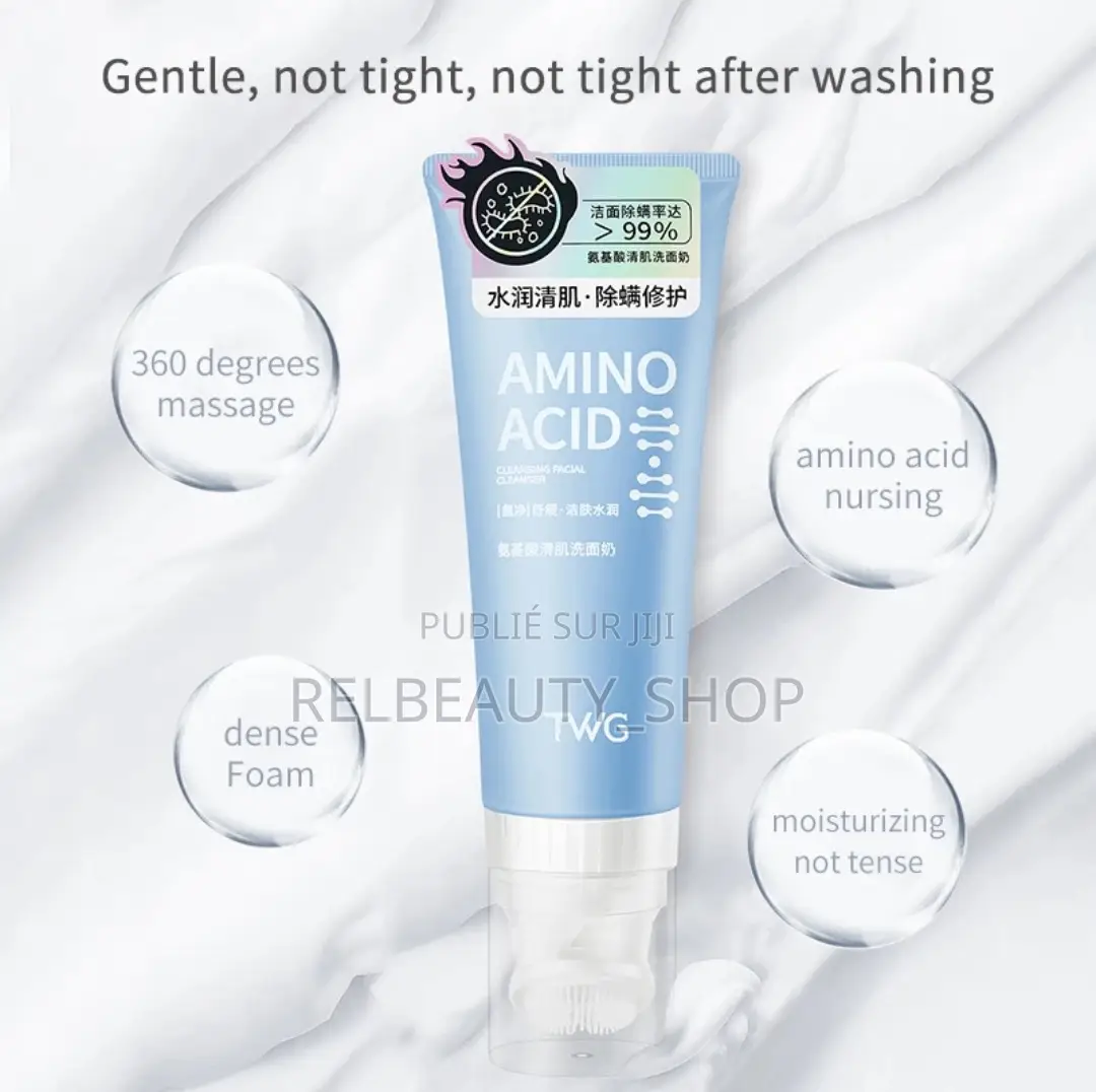 Mousse Nettoyant Pour Visage Avec Brosse 2 en 1