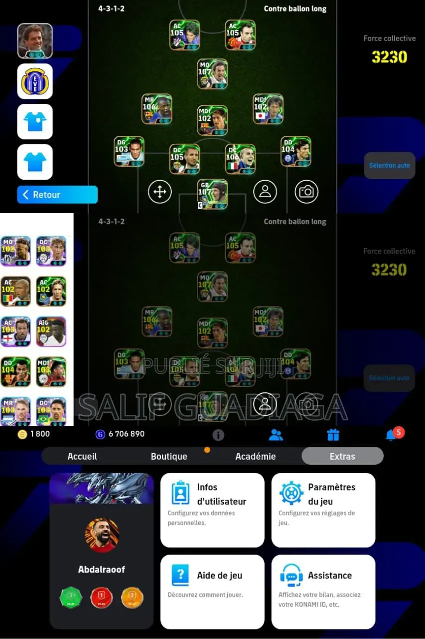 Compte Efootball Disponible