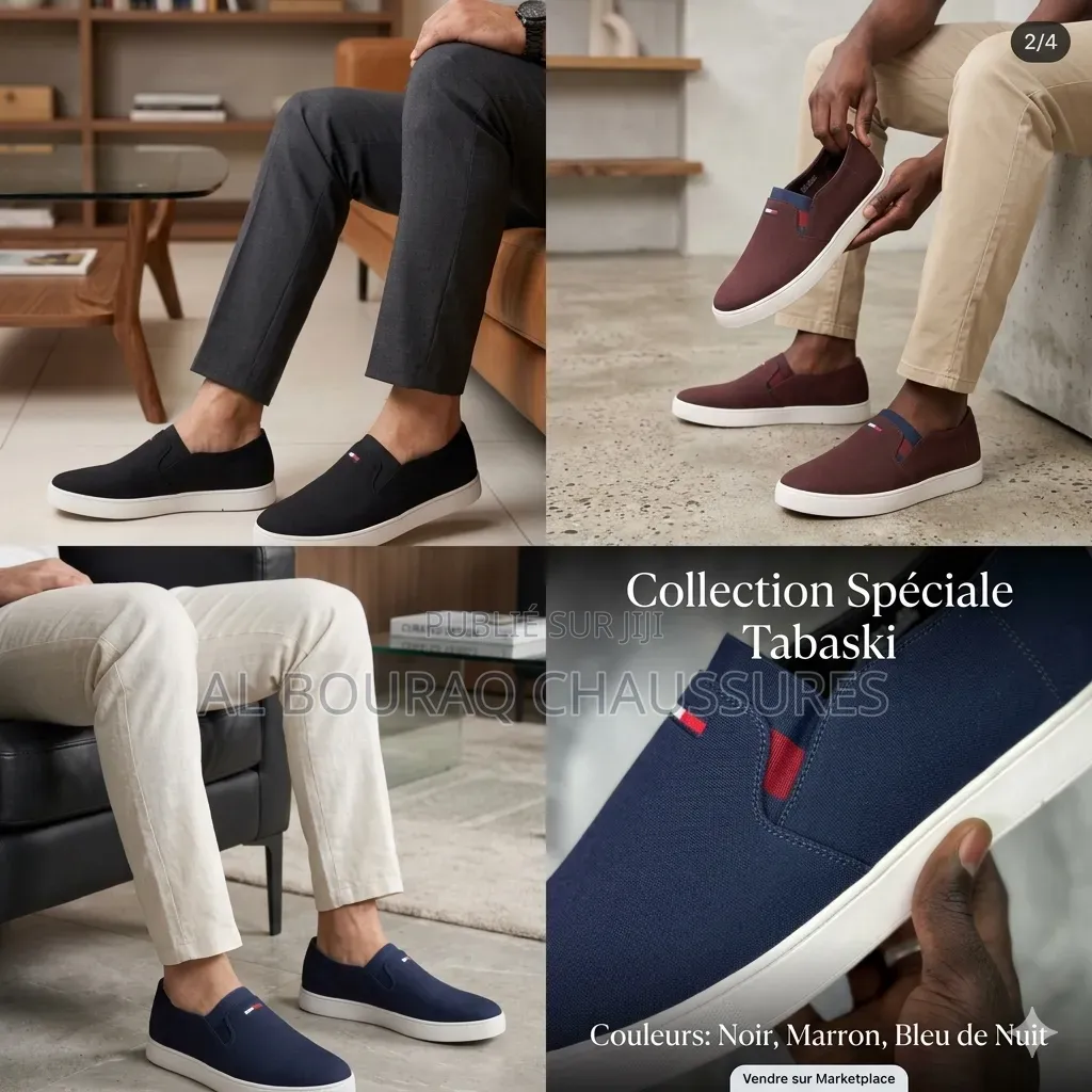 : Baskets Tommy Hilfiger Slip-on - Collection Spéciale Tabaski