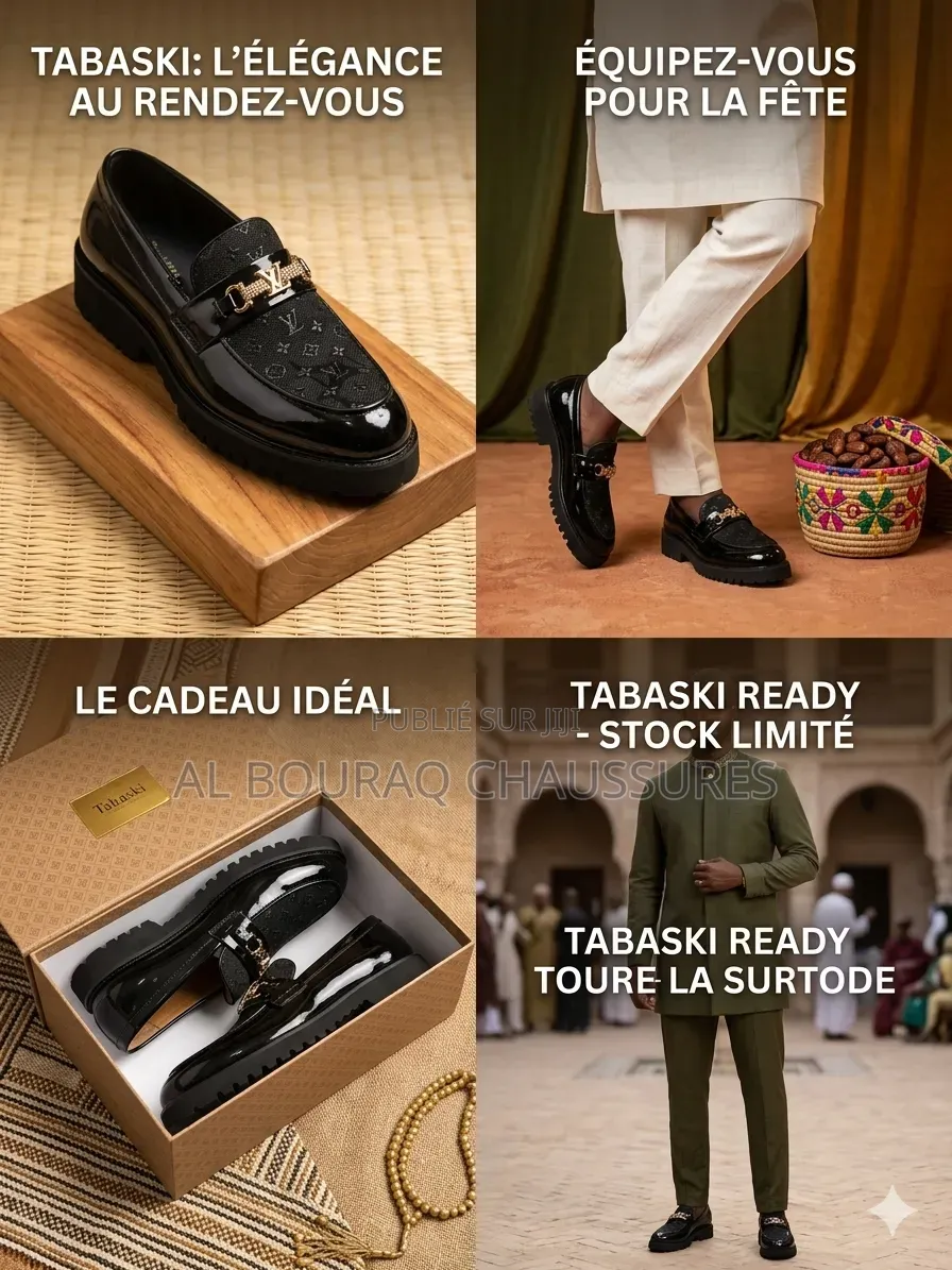 : Mocassins Lv Luxe Vernis – Élégance Tabaski 2026