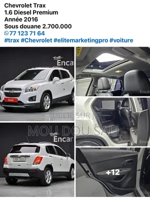 Chevrolet Trax 2017 Noir Mat