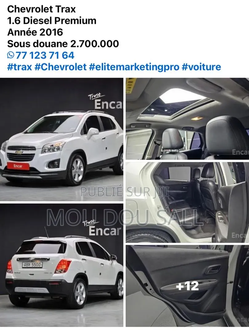 Chevrolet Trax 2017 Noir Mat