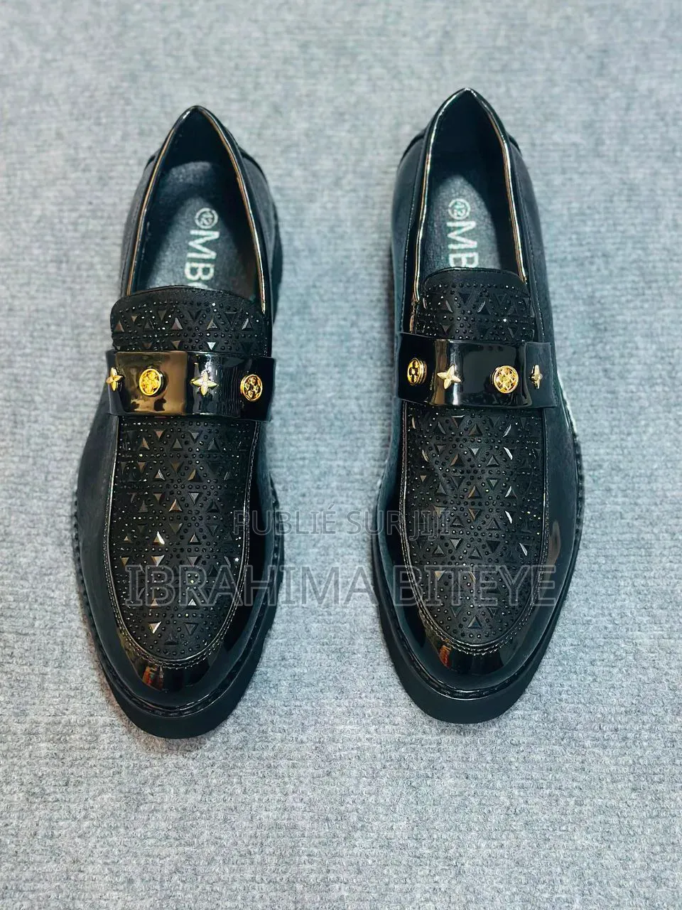 Chaussures Classiques Homme Élégantes. Mocassins Luxe Noir Premium