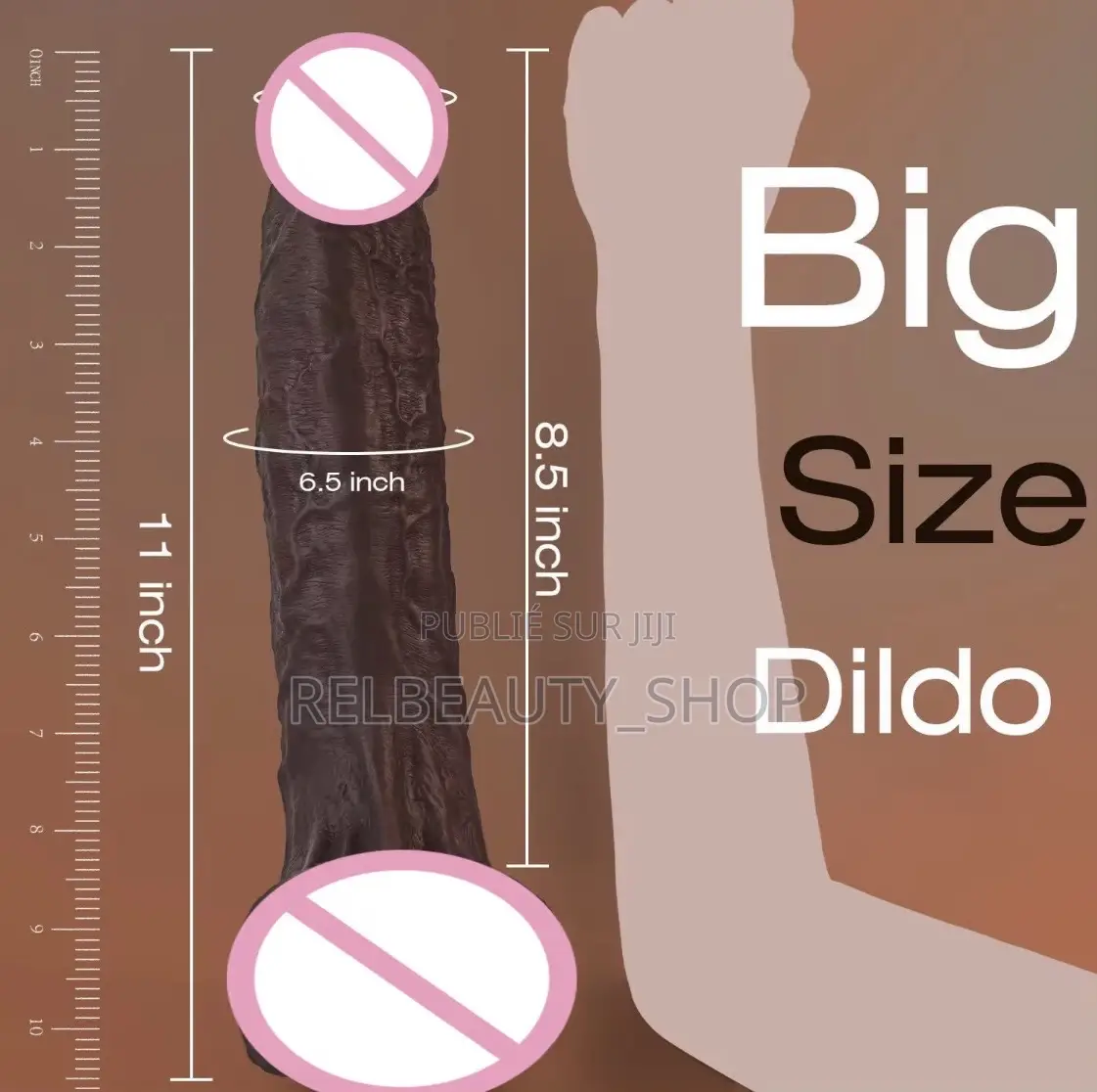 Gode en Silicone Très Réaliste Jouet Sexuel Pour Femmes, Couples 11cm