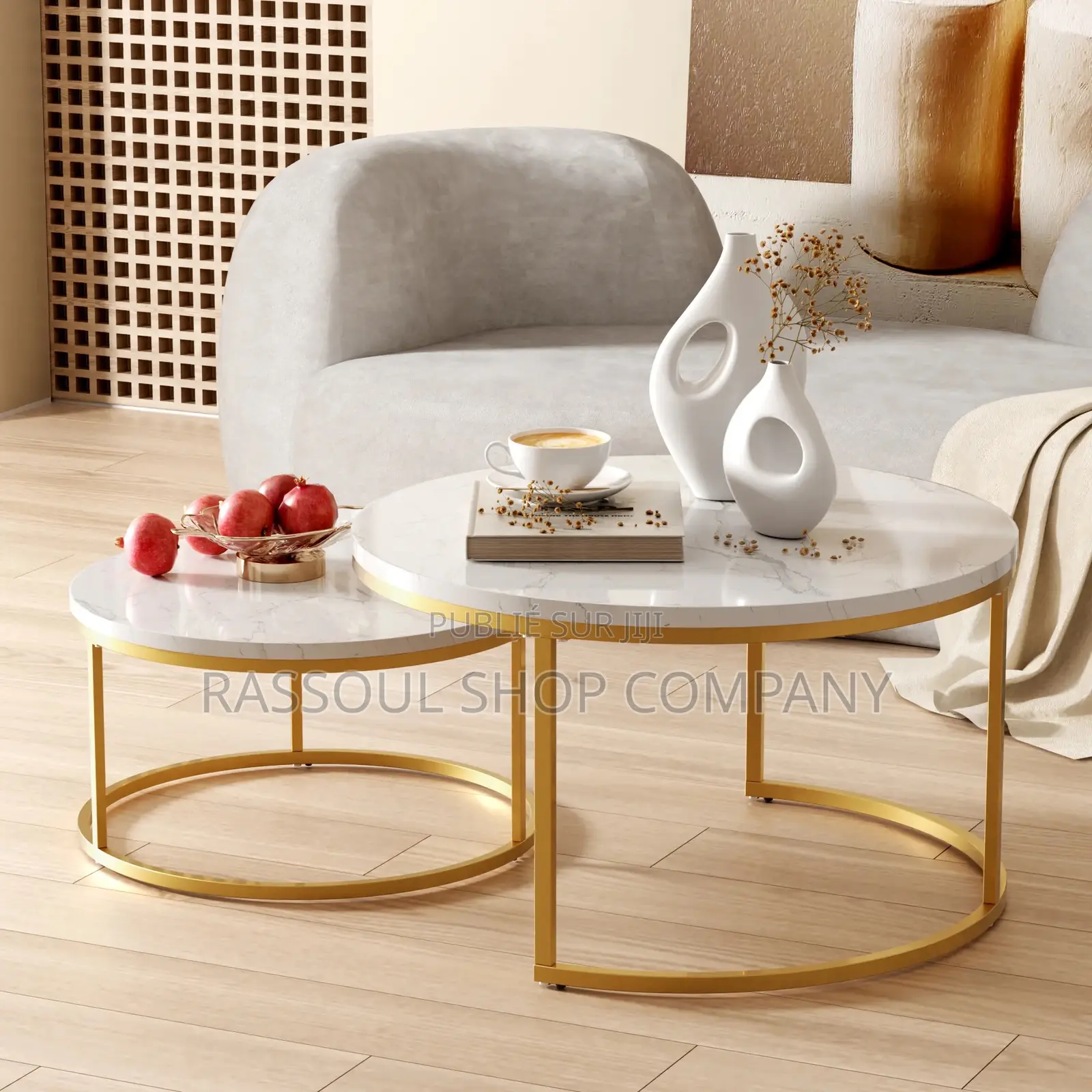 Table Basse 2 Pièces Prix:20000f