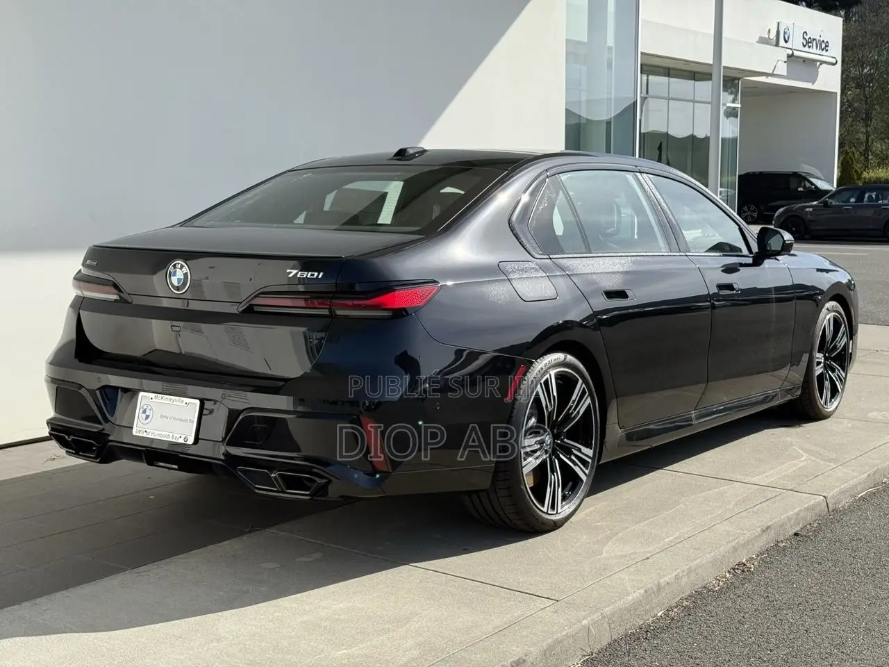 Nouveau BMW 7 Series 760i xDrive AWD 2023 Noir
