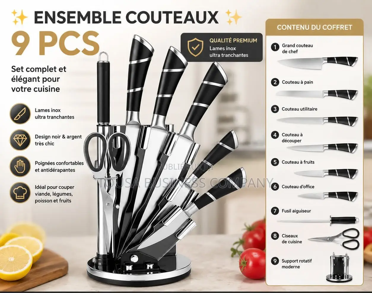 Ensemble Couteau