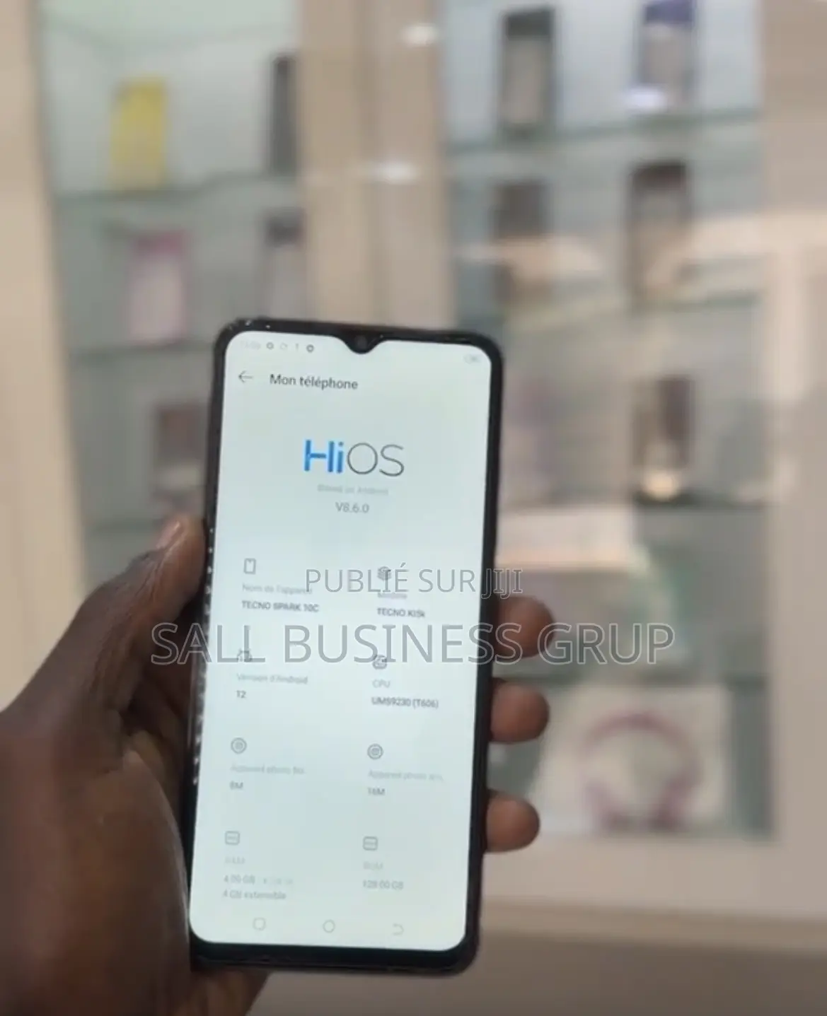 Tecno Spark 10C 128 GB Noir