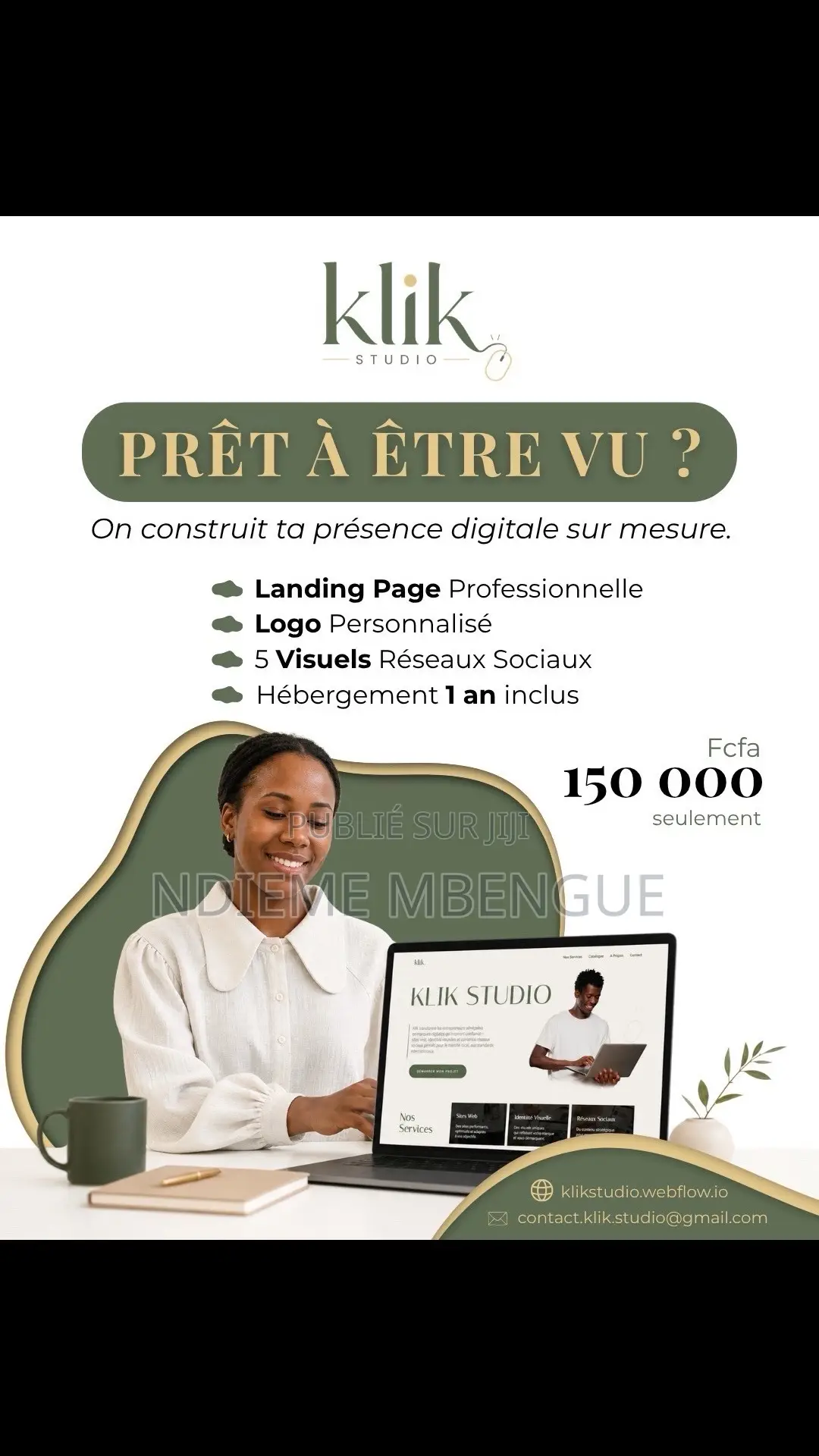 Création De Site Web | Visuel Pour Réseaux Sociaux | Carte Visite