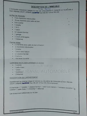 7chbre Villa dans Mariste École, Mermoz Sacré-Cœur à Vendre