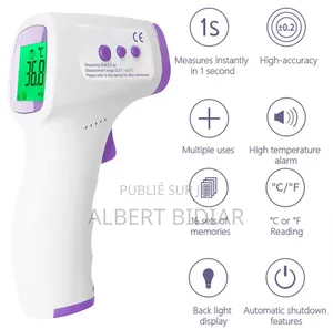 Thermomètre Frontal Numérique Sans Contact