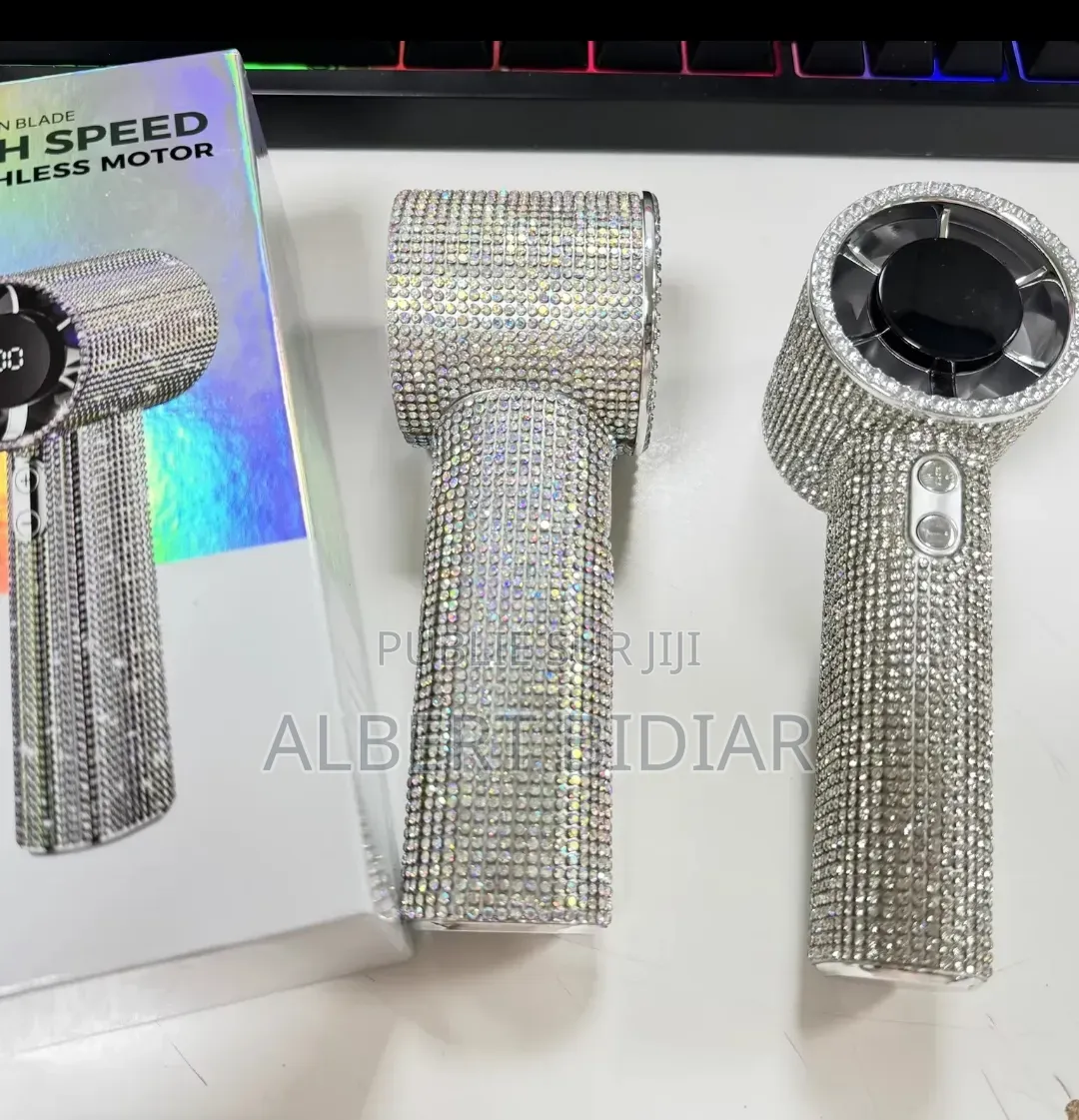 Mini Ventilateur Portable Style Diamant Brillant