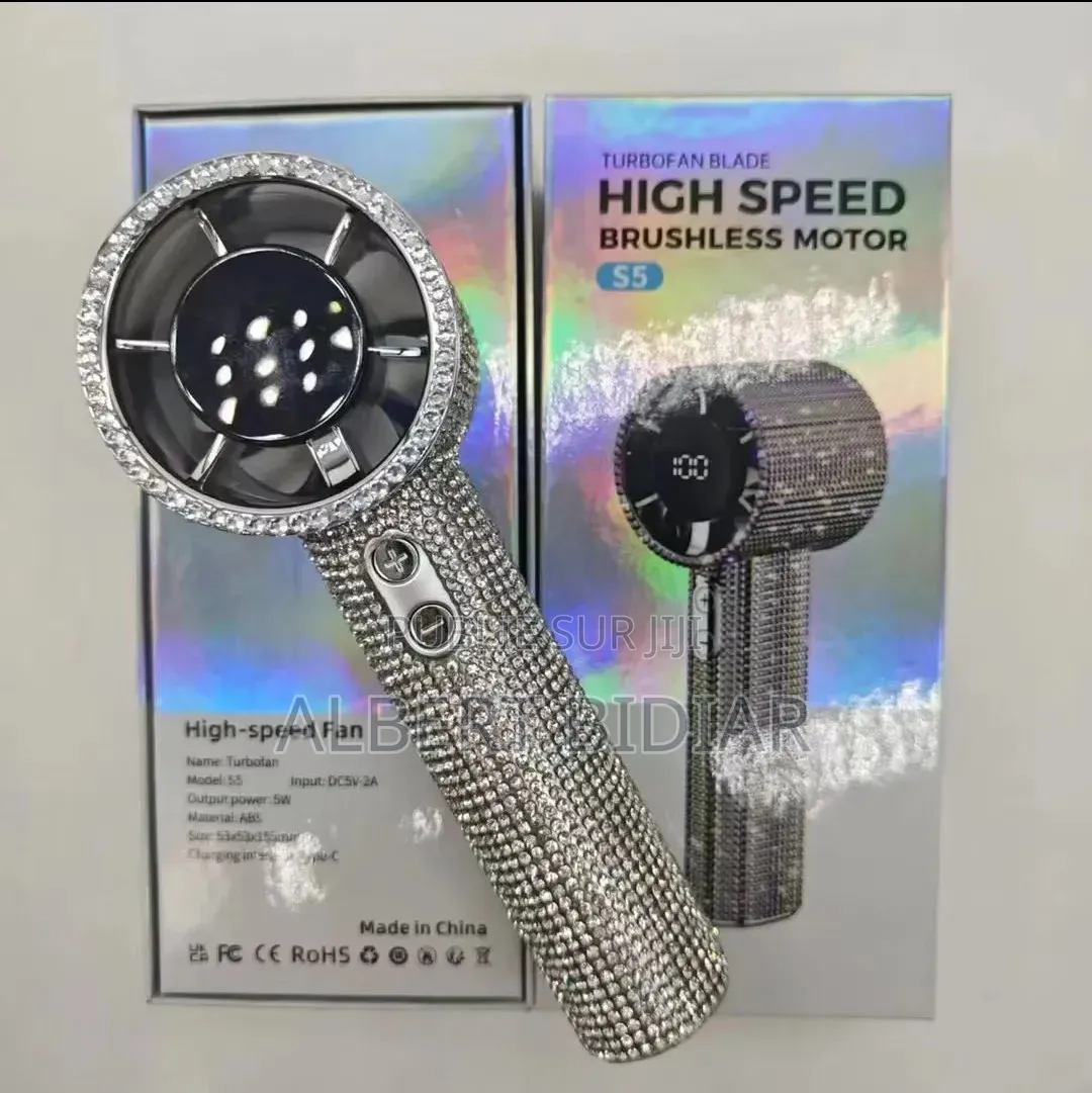 Mini Ventilateur Portable Style Diamant Brillant