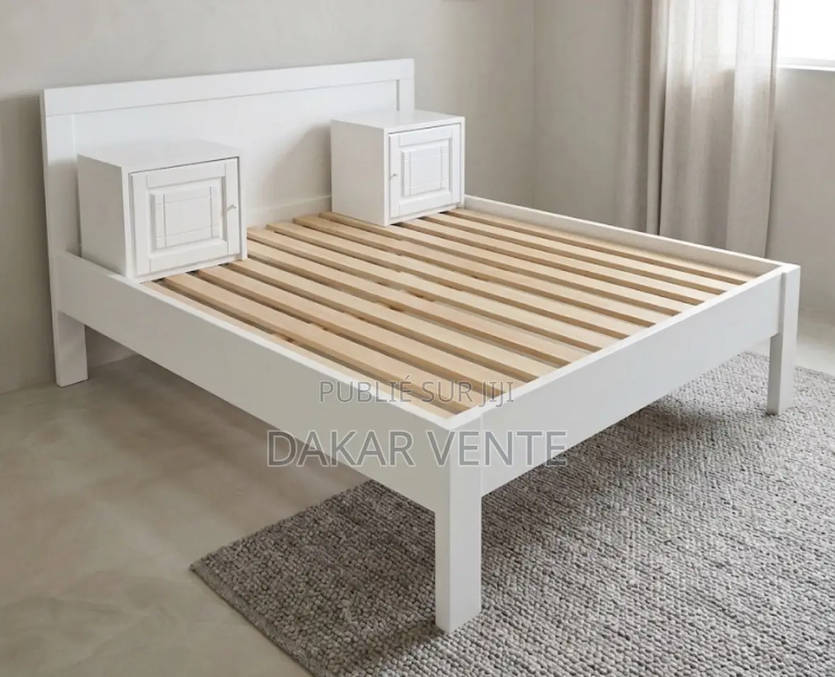 Lit 3 Places Avec 2 Commodes