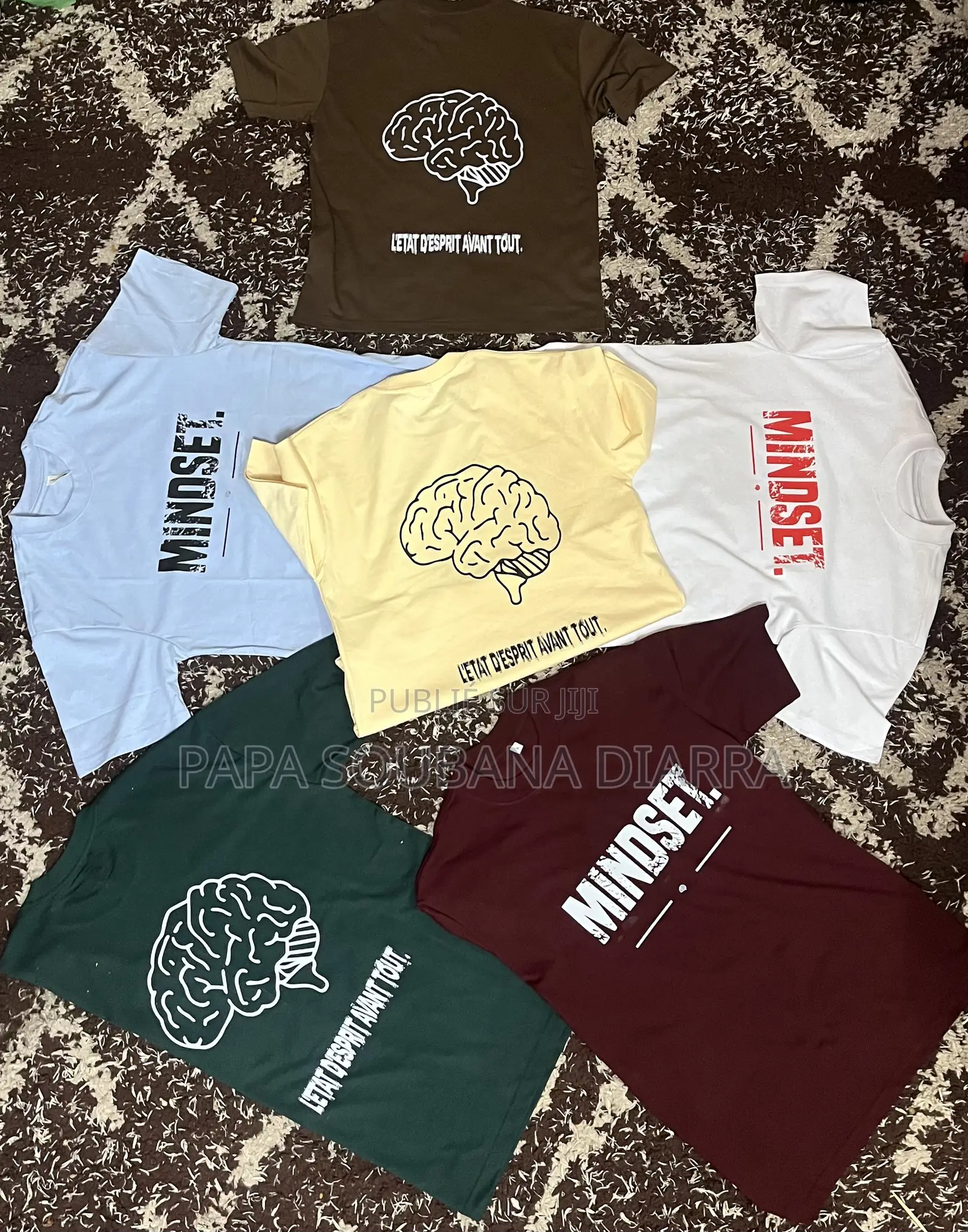 Je Viens De Créer Ma Propre Marque De T-Shirt Du Nom De Mindset