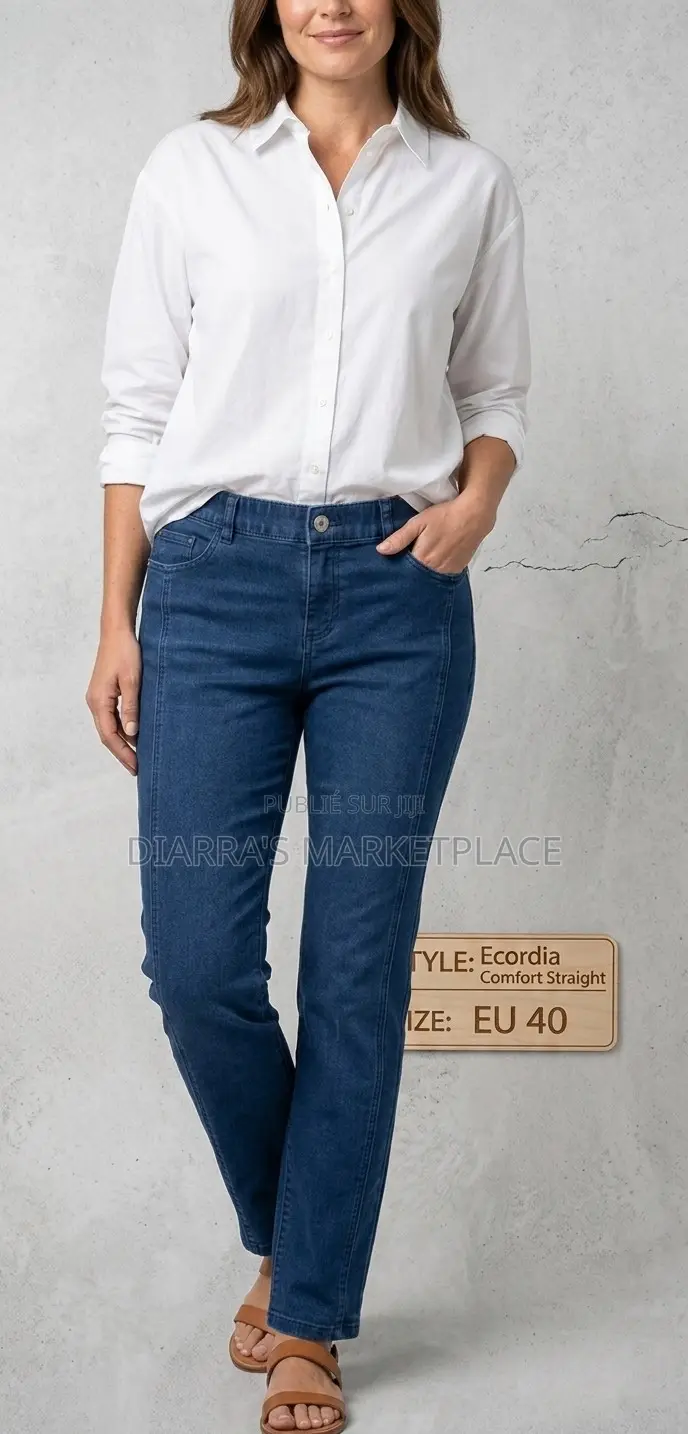 Jean Slim Indigo Confort – Taille 40 (Eu)