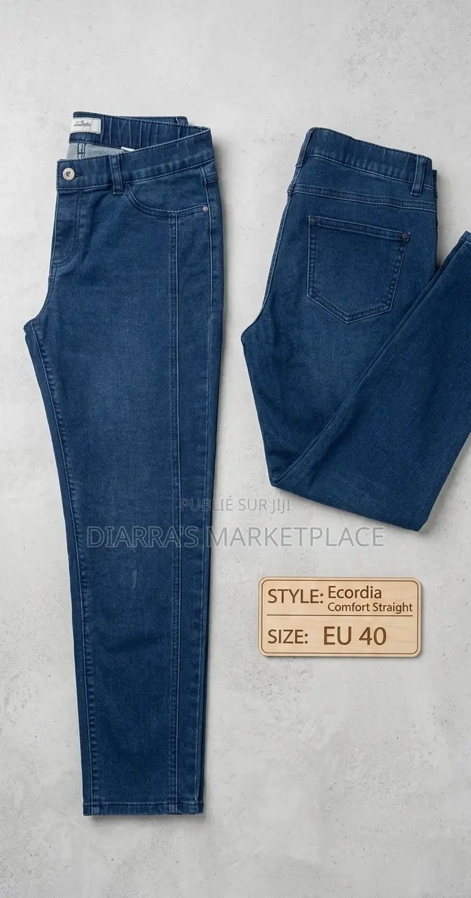 Jean Slim Indigo Confort – Taille 40 (Eu)
