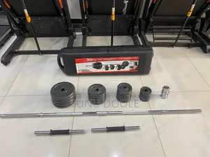 Ensemble De Haltères Réglables 50kg Poids Équipement De Gym Fitness