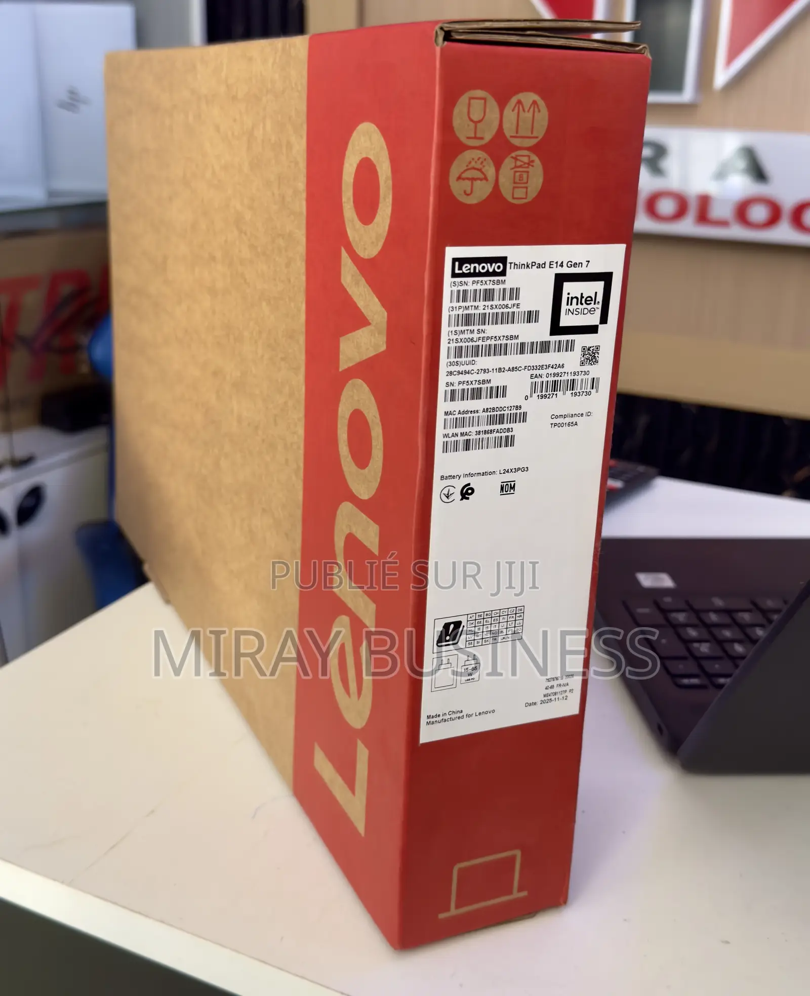 Nouveau Lenovo Autre 16GB Intel Core Ultra 7 SSD 512GB
