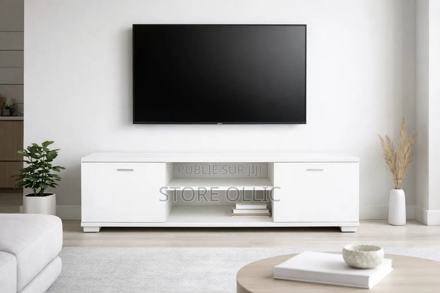 Meuble Tv Blanc Tout Compris Moins Cher