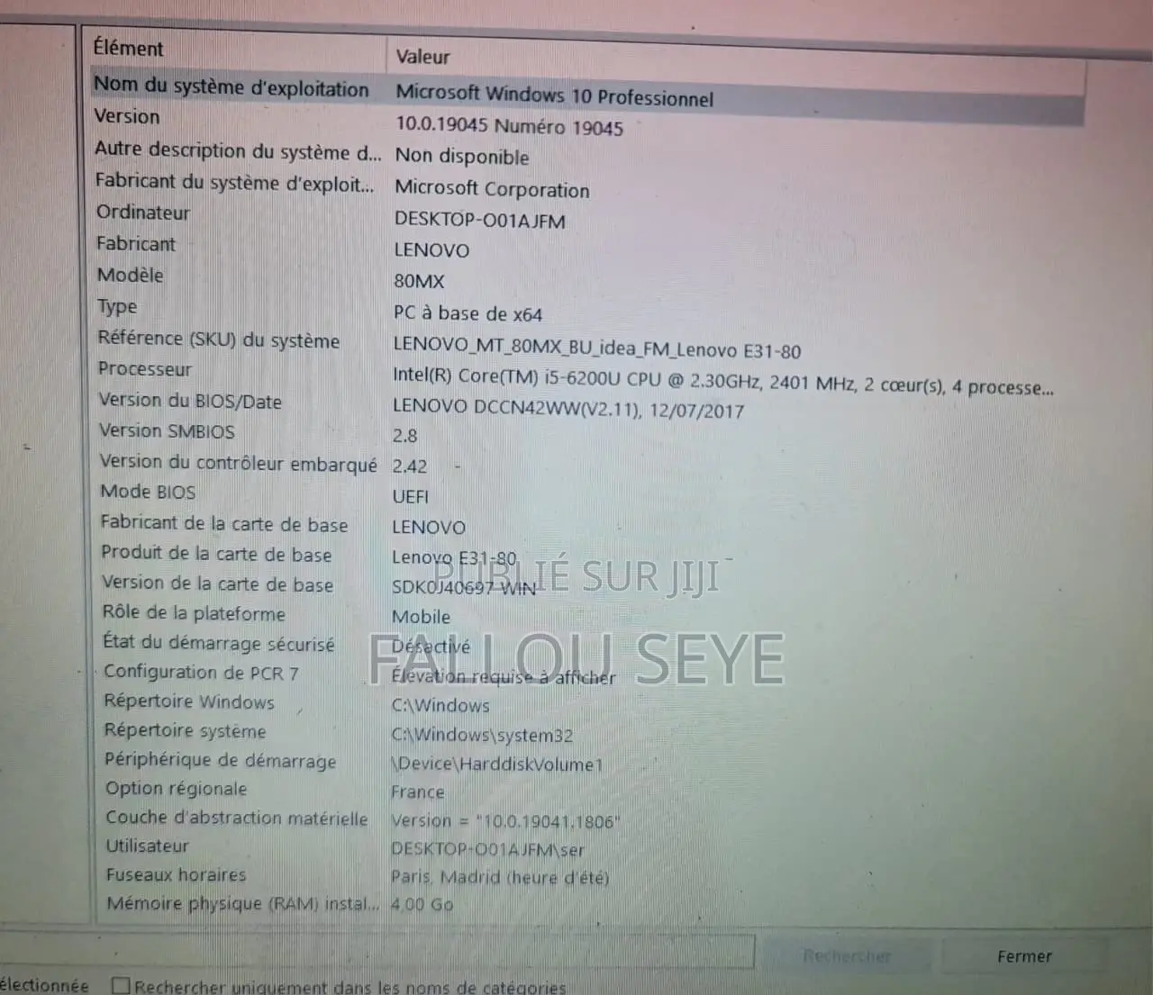 Ordinateur portable Lenovo Y40-80 4GB Intel Core i5 HDD 512GB