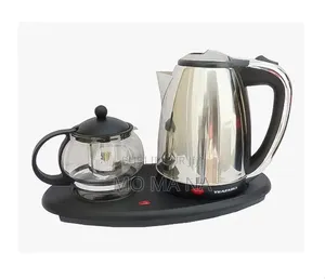 Bouilloire Électrique Inox 2l Barada Plus Théière Plus Plateau